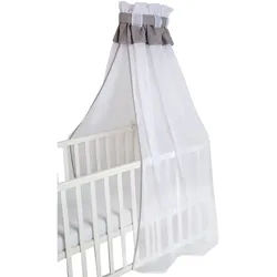 Roba Betthimmel hellgrau , Textil , 250x160x0.5 cm , Babymöbel & Kindermöbel, Babyzimmer, Babybetten