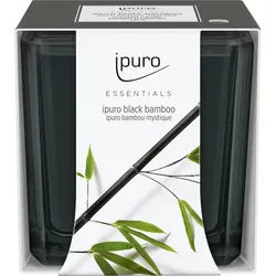 IPURO Duftkerze ipuro ESSENTIALS Duftkerze Black Bamboo 125 g schwarz