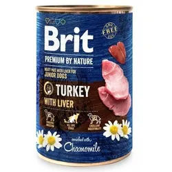 Brit Premium by Nature Junior Pute mit Leber 400g