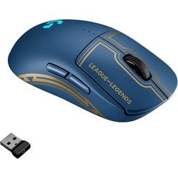 Logitech G Pro Wireless League of Legends LIGHTSPEED HERO 25K Gaming-Maus blau