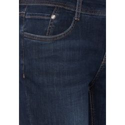 Comfort-fit-Jeans STREET ONE Gr. 32, Länge 32, blau (clean indigo used) Damen Jeans 5-Pocket-Style