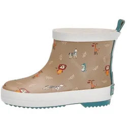 Playshoes Gummistiefel Halbschaft Wildtiere Gummistiefel braun 24 EU
