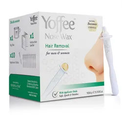 Yoffee Nose Wax Kit - Hair Removal Set Männer und Frauen Nasenhaarentferner Bio 1 St