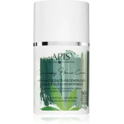 Apis Natural Cosmetics Cannabis Home Care leichte feuchtigkeitsspendende Creme für trockene bis empfindliche Haut 50 ml