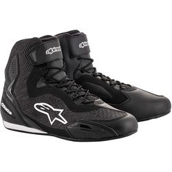 Alpinestars Faster 3 Rideknit Motorradschuhe, schwarz, Größe 44 für Männer