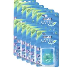 Oral-B Zahnseide 12x Oral B Satin Tape Zahnseide 25m