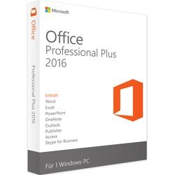 Office 2016 Professional Plus - Produktschlüssel - Vollversion - Sofort-Download