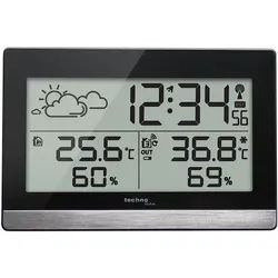 WS 9255 - moderne Wetterstation, schwarz