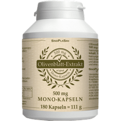 OLIVENBLATT-Extrakt 500 mg Mono-Kapseln 180 St