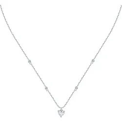 CHRIST Silberkette CHRIST Damen-Kette 925er Silber, recycelt Zirkonia silberfarben