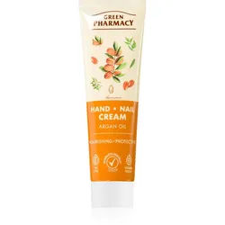 Green Pharmacy Argan Hand Cream nährende und schützende Creme für Hände und Fingernägel 100 ml
