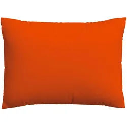 Schlafgut Kopfpolsterbezug , Dunkelorange , Textil , Uni , 60x80 cm , Grüner Punkt, Textiles Vertrauen - Oeko-Tex®, AZO-frei, Oeko-Tex® Made IN Green , bügelleicht, bügelfrei , Heimtextilien, Bezüge, Polsterbezüge