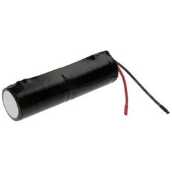 Notbeleuchtungs-Akku L1x2 Saft VNT D mit Kabel 10cm mit offener Litze 2,4V, 4000mAh