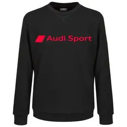 Audi Sport Sweater Herren schwarz rot Größe 2XL 3132402706 - 2XL