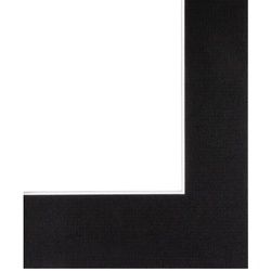 Hama Premium-Passepartout, Schwarz, 40 x 50 cm für Bildausschnitt 30 x 40 cm