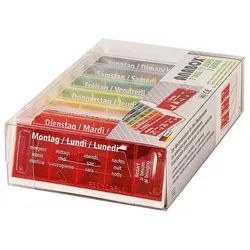 Anabox Medidispender 7 Tage bunt