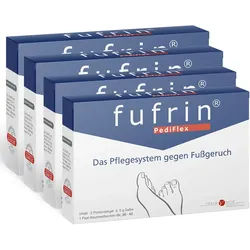 fufrin® Fusspflegesystem bei Fußgeruch Schweißfüßen Gr. 43-46 ⭐Testurteil: Sehr Gut⭐ Salbe 4 St