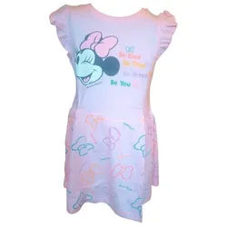 Disney Minnie Mouse Shirtkleid Minnie Mouse Kleid "Be Kind, Be True, Be Brave, Be You" rosa 92