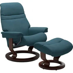 Stressless® Fußhocker »Sunrise«, mit Classic Base, Gestell Braun Stressless® petrol Q2 FARON