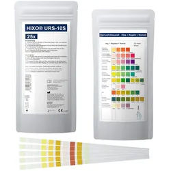 Hixo 10in1 Gesundheitstest Urin Teststreifen 25 St