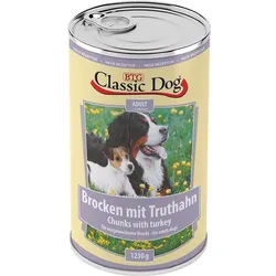 Classic Dog Brocken mit Truthahn | 12x 1230g Hundefutter