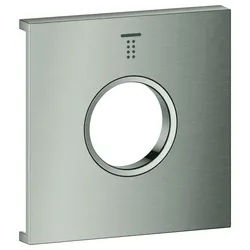 GROHE Metallplatte Grohtherm Aqua Tiles 106888, Symbol: Kopfbrause 2 supersteel, 106888DC00 106888DC00
