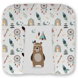 Kikido weiche Wickelauflage 75x70 cm