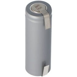 HHR-120 Akku passend für Rasierer, Rasierapperate 1,2 Volt 1200mAh mit Lötfahne U-Form