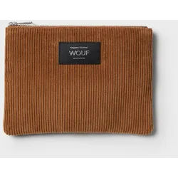Wouf Corduroy Collection Pouch Caramel