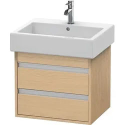 Duravit Ketho Waschtischunterbau wandhängend Natur Eiche Matt 550x440x480 mm - KT663603030 KT663603030