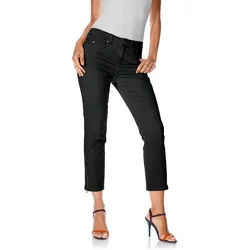 heine Bequeme Jeans Bauchweg-Jeans normal schwarz 24