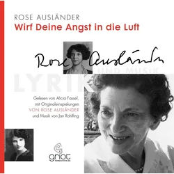 Hörspiel-CD Rose Ausländer. Wirf deine Angst in die Luft, 2 Audio-CD