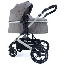 Pixini Kombi-Kinderwagen Pixini Neyla Kinderwagen braun|grau