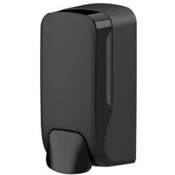 Semy Top Seifenspender, 500 ml, matt, Eleganter Seifenspender ideal für Flüssigseife mit robuster Verarbeitung, Farbe: schwarz matt