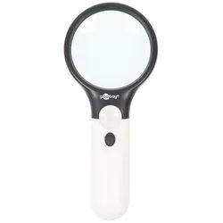 LED-Leselupe mit LED-Beleuchtung, ideal für die Anzeige von feinen Details inklusive Batterien