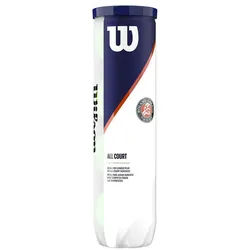 Wilson Tennisball Roland Garros All Court Ball 4 Pack - Tennisball gelb