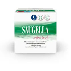Saugella Cotton Touch Damenbinden Nacht