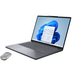 Lenovo IdeaPad Slim 3 14 R7-16GB-512GB + Maus AMD Ryzen 7 8840HS Prozessor 3,30 GHz bis zu 5,10 GHz, Windows 11 Home 64, 512 GB SSD M.2 2242 PCIe 4.0 QLC, 14 Inch, Luna Grey