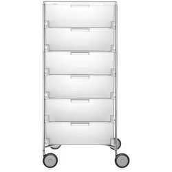 Kartell Mobil Box 6 weiß, Designer Antonio Citterio/Glen Oliver Löw, 109x49x47.5 cm