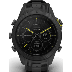 Garmin MARQ® 2 Carbon MARQ Athlete Generation 2 Carbon inklusive HRM PRO TM PLUS BRUSTGURT" 010-02722-11" - individuell,schwarz - 46mm