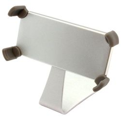 Ständer Alu für iPhone 4 / 4S / 5 Silber - drehbar