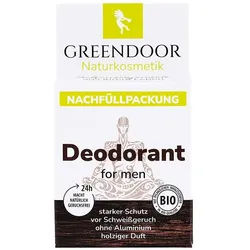 Greendoor Deodorant Nachfüllpackung for men 40 g