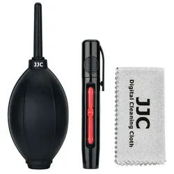 JJC Reinigungs-Set Reinigungsset mit Reinigungsstift Blasebelag Mikrofasertuch CL-3