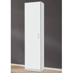 priess Kleiderschrank Bilbao Türanschlag links oder rechts weiß 48 cm x 193 cm x 54 cm