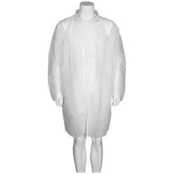 Abena Besucherkittel Nonwoven/PP Weiß Gr. S/M, 5 Stück