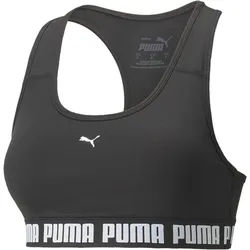 Puma Damen Sport BH Mid Impact Puma Strong Bra PM 521599-01 XS - Puma Black - XS