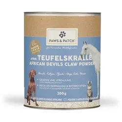 Paws&Patch Teufelskralle Pulver 200g für Hunde, Katzen & Pferde 200 g