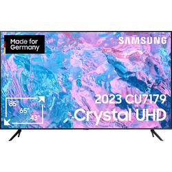 SAMSUNG GU65CU7179 LED TV (Flat, 65 Zoll / 163 cm, UHD 4K, SMART TV, Tizen)