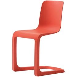 Vitra Freischwinger Evo-C rot, Designer Jasper Morrison, 81.5x46.5x51 cm