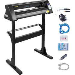 VEVOR 720mm Vinyl cutter 28 Zoll Vinyl Cutter Plotter Maschine Dunkel Vinyl Schneideplotter 630 mm Schneidbreite Cutting Plotter Device Schneider Plotter mit Ständer